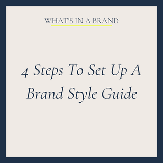4 Steps To Set Up A Brand Style Guide - Buddy + Co.